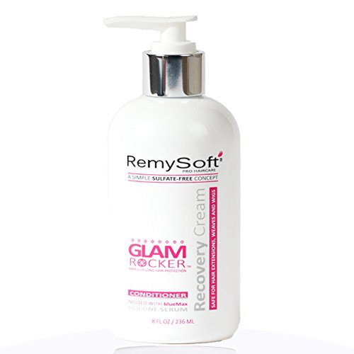 Glam Rocker System - Sulfate-Free Shampoo, Conditioner & Serum for Hair Extensions, Weaves & Wigs - Gentle Salon Formula - Safe for Daily Use & Styling