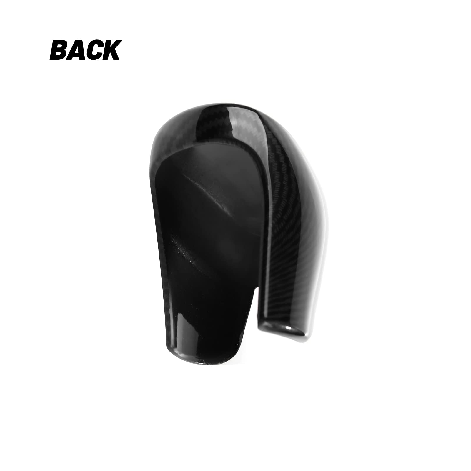 Honda Civic CRV HRV Accord Gear Shift Knob Cover - Carbon Fiber Console Trim Cap Compatible with 2018-2025 Models | Car Interior Accessories for Enhanced Driving Comfort & Style