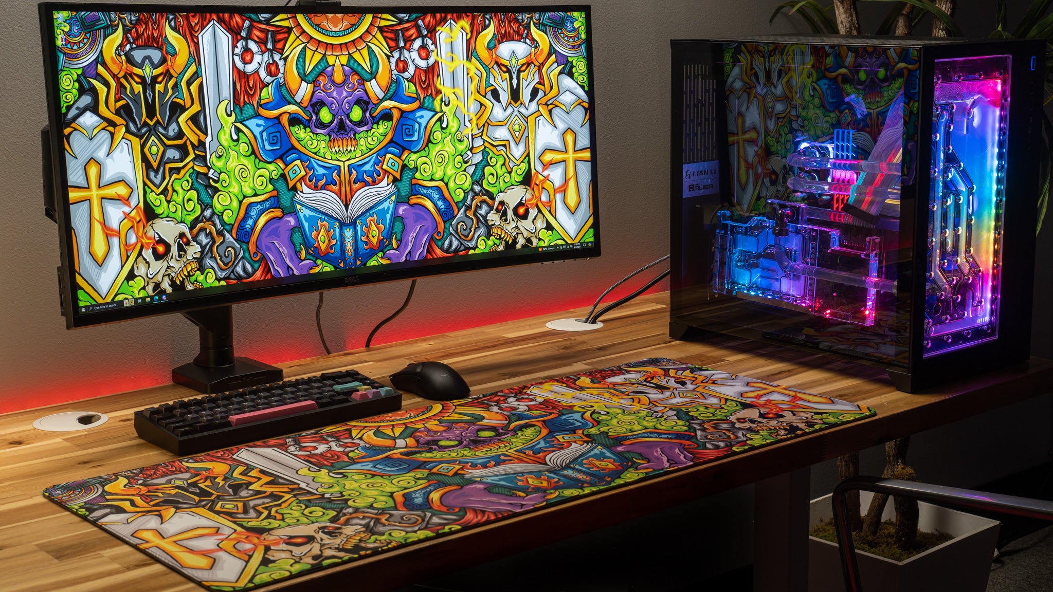 Sebchoof XL Gaming Mouse Pad - Extra Large Desk Mat for Content Creators & Gamers - Perfect for Streaming, PC Gaming & Office Work