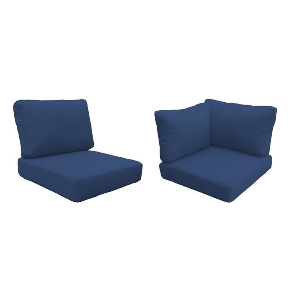 TK Classics High Back Navy Cover Set for MIAMI-06d Patio Furniture - Replacement Slipcover Only (Cushions Not Included) - Perfect for Outdoor Sofas, Sectionals & Lounge Chairs
