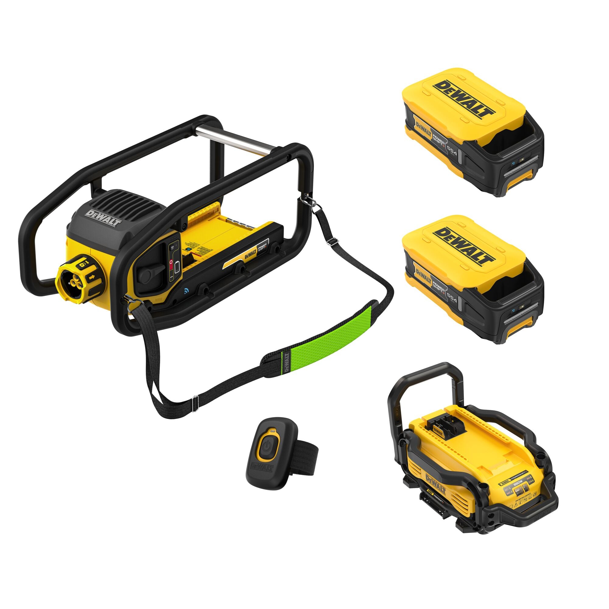 DEWALT DCPS320AG2 PowerShift Concrete Vibrator Kit - Heavy Duty Construction Tool for Efficient Concrete Pouring & Compaction - Perfect for Driveways, Foundations & Slabs