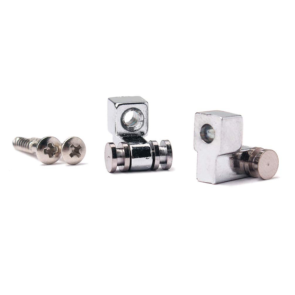 Healifty 2-Piece Vintage Roller Guitar Guide Accessories - Compatible with Metal Bass & Electric Guitars | Perfect for Smooth String Action & Enhanced Playability