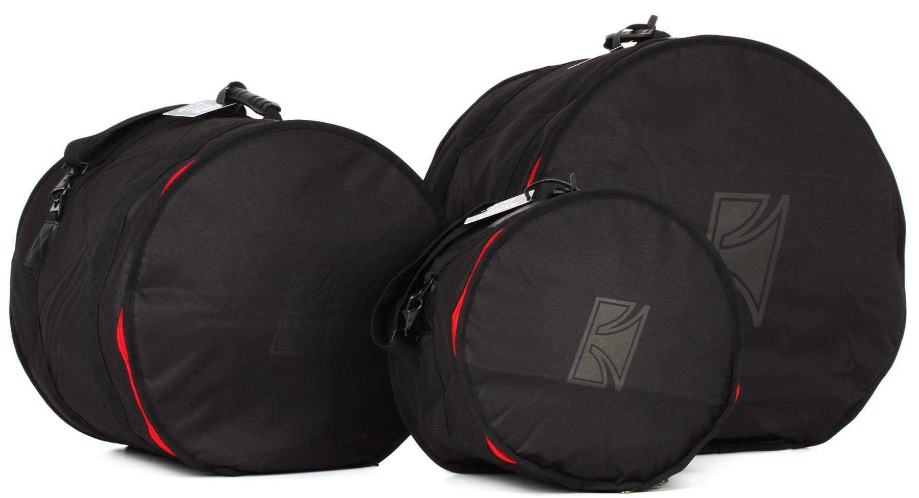 Tama Standard Series 3-Piece Drum Bag Set for Club-Jam Kit - Premium Drum Protection for Travel & Storage - Perfect for Gigging Musicians, Practice Sessions & Band Performances