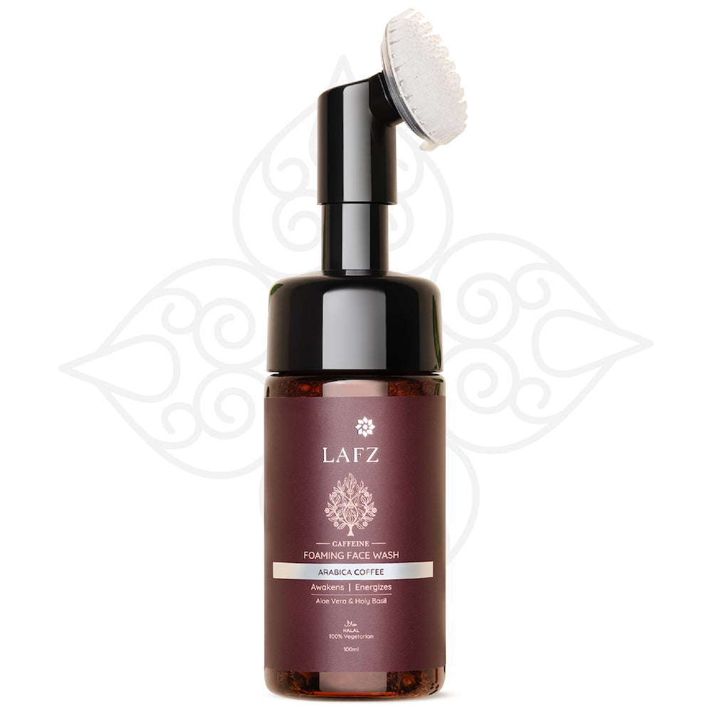 Lafz Foaming Face Wash with Caffeine & Arabica Coffee - 100ml | Deep Cleansing, Exfoliating & Energizing for Men & Women | Perfect for Morning Skincare Routine & Acne-Prone Skin
