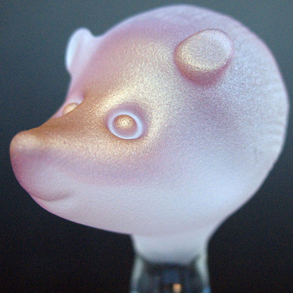 Hand Blown Glass Hedgehog Perfume Bottle - Elegant Animal-Shaped Fragrance Dispenser for Home Decor, Gift & Vanity Table | Perfect for Bathroom, Bedroom & Dresser Organizer