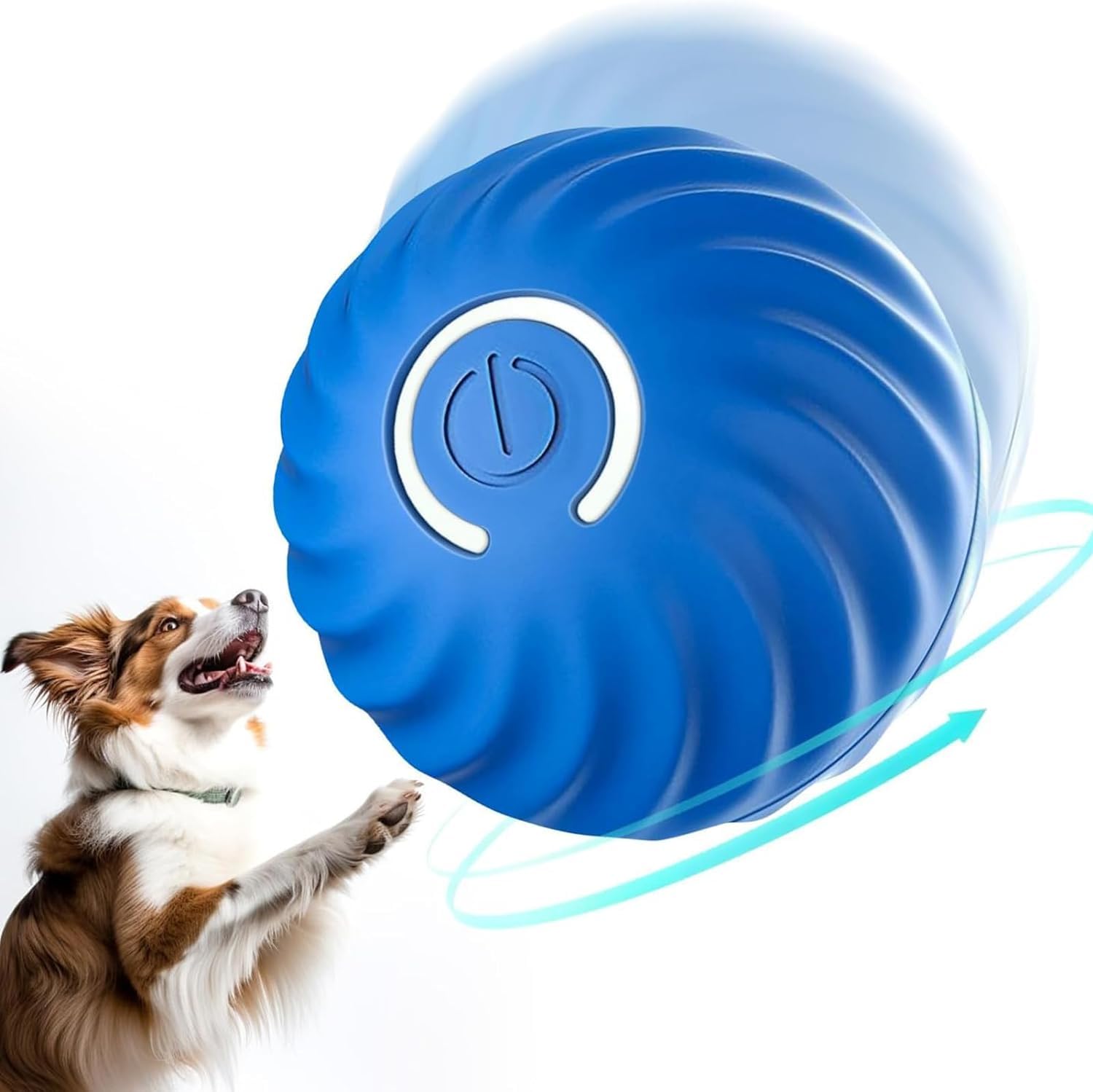Rechargeable USB LED Dog Toy Ball - Interactive Rolling Light Up Ball for Small & Large Dogs - Perfect for Indoor Play, Nighttime Fetch & Training