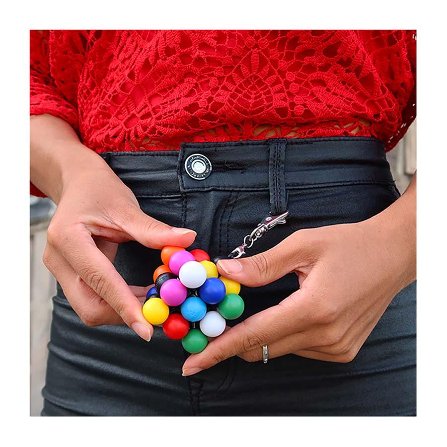 Meffert's Mini Molecube Puzzle - 3x3 Brain Teaser Cube for Kids & Adults - Perfect for Travel, Gifts & Stress Relief