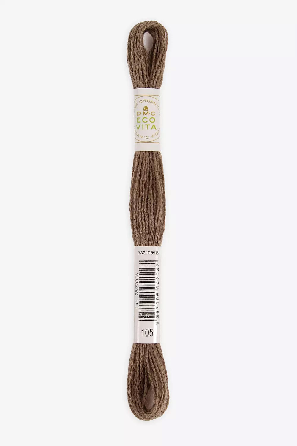 DMC 105 Eco Vita Wool Embroidery Thread - Premium Hand Embroidery Yarn for Needlepoint, Cross Stitch & Crewel Work - Perfect for DIY Crafts, Home Decor & Fashion Accessories