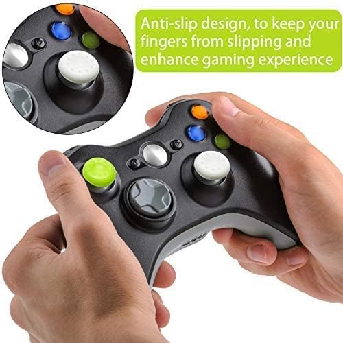 24-Pack Anti-Slip Silicone Thumb Grips for PS4/PS5/Xbox 360/One/Series X/S Controllers | High-Sensitivity Joystick Caps Replacement | Perfect for Gaming, Streaming & Long Play Sessions