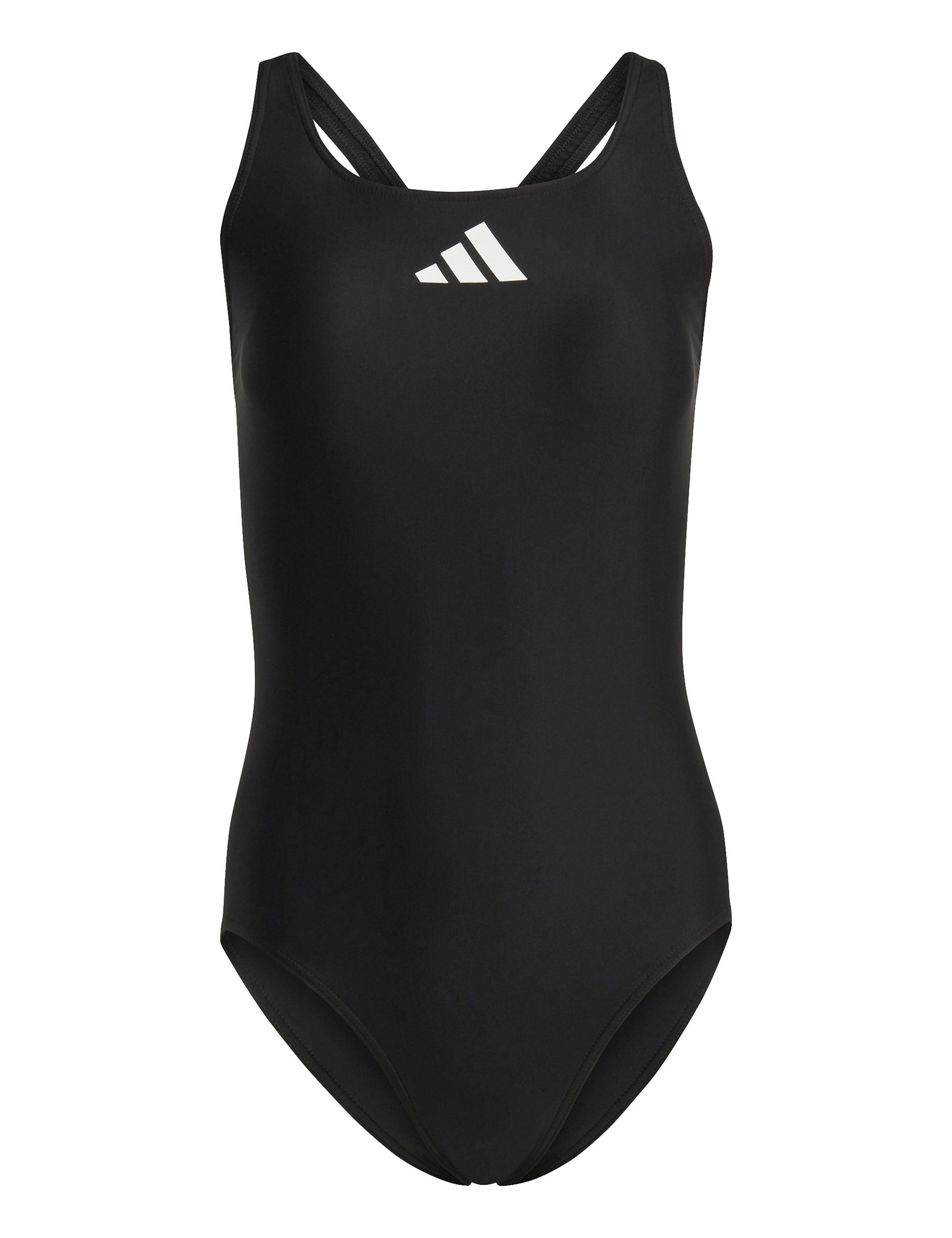 3 Bar Logo Swimsuit for Women - Black & White Two-Tone Design | High Waisted Bikini Set for Beach, Pool & Summer Vacation