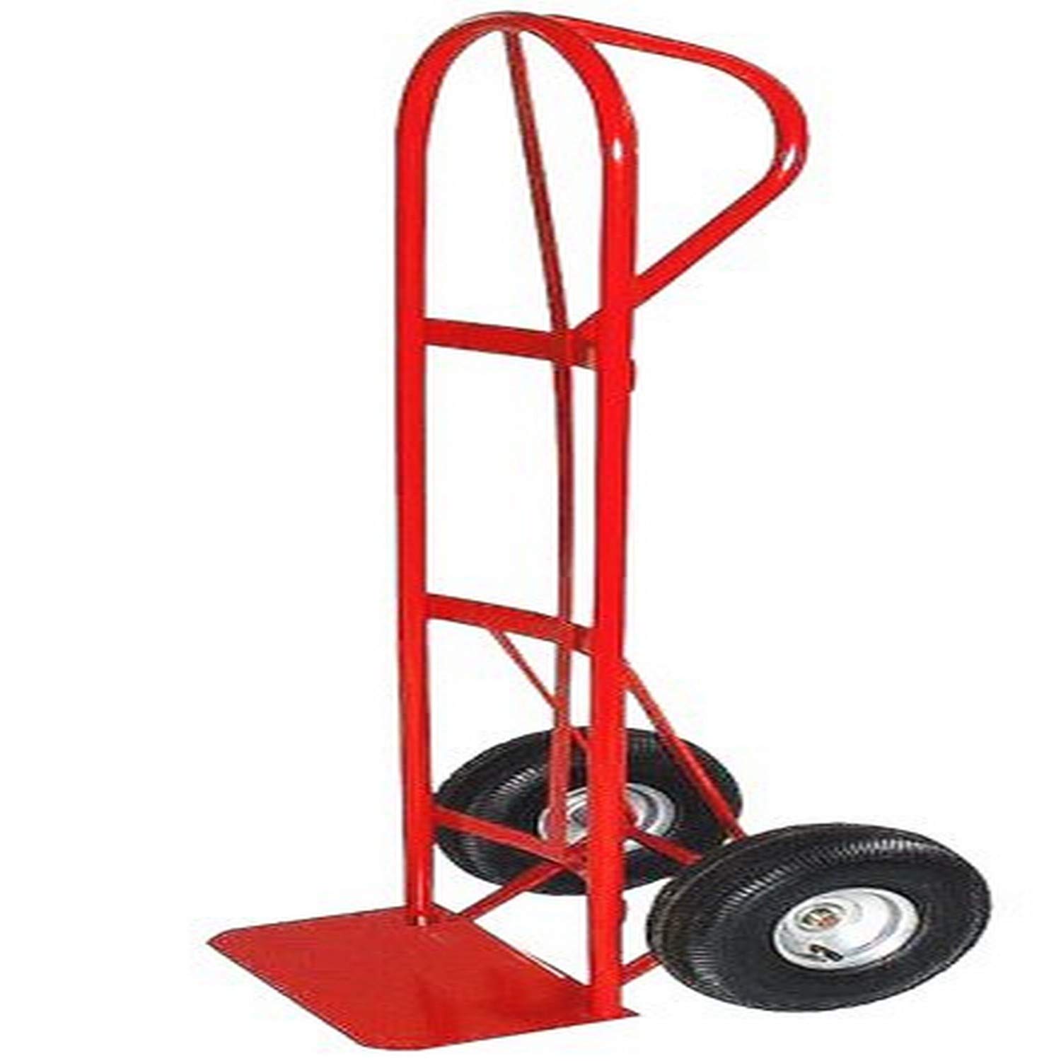 Milwaukee 40119 P-Handle Hand Truck with 10-Inch Pneumatic Tires - Heavy Duty Utility Cart for Moving Boxes, Appliances, and Furniture - Ideal for Warehouse, Retail, and Home Use