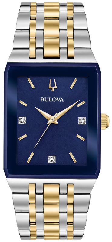 Bulova Futuro 98D154 Men's Stainless Steel Watch - Elegant Chronograph Design for Business, Casual & Formal Occasions