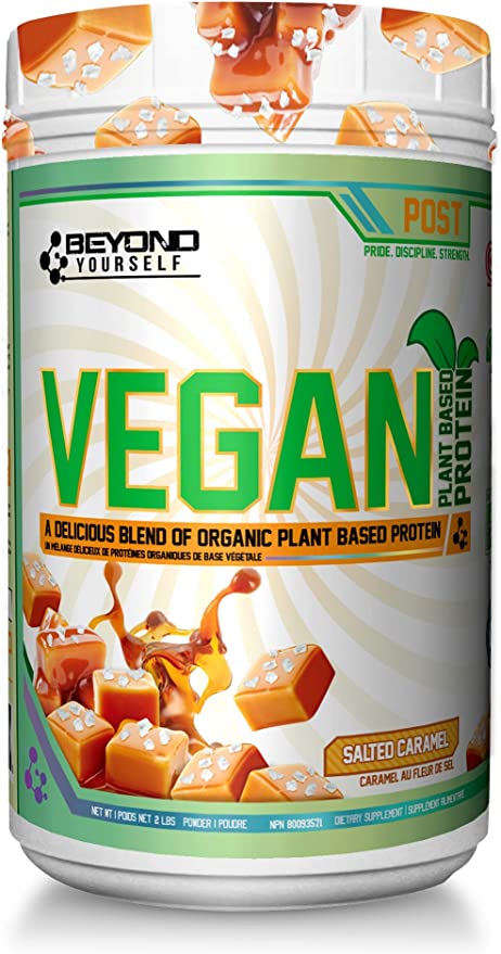 Beyond Yourself Vegan Protein Powder - 909g Plant-Based Protein for Muscle Recovery & Weight Loss | Ideal for Smoothies, Baking & Post-Workout Nutrition
