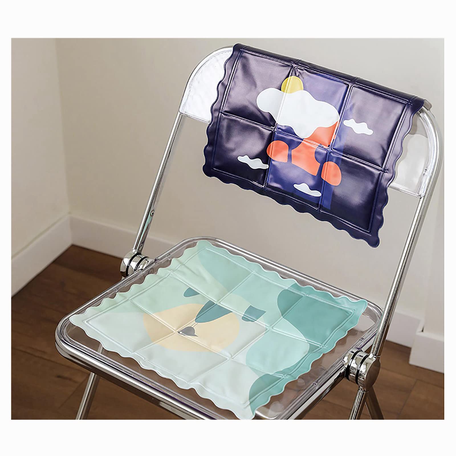 Reusable Ice Seat Cushion with Cooling Gel - Water Filled Cooling Pad for Summer, Car Seat, Wheelchair & Office Chair - Stay Cool & Comfortable at Home, Work or Travel