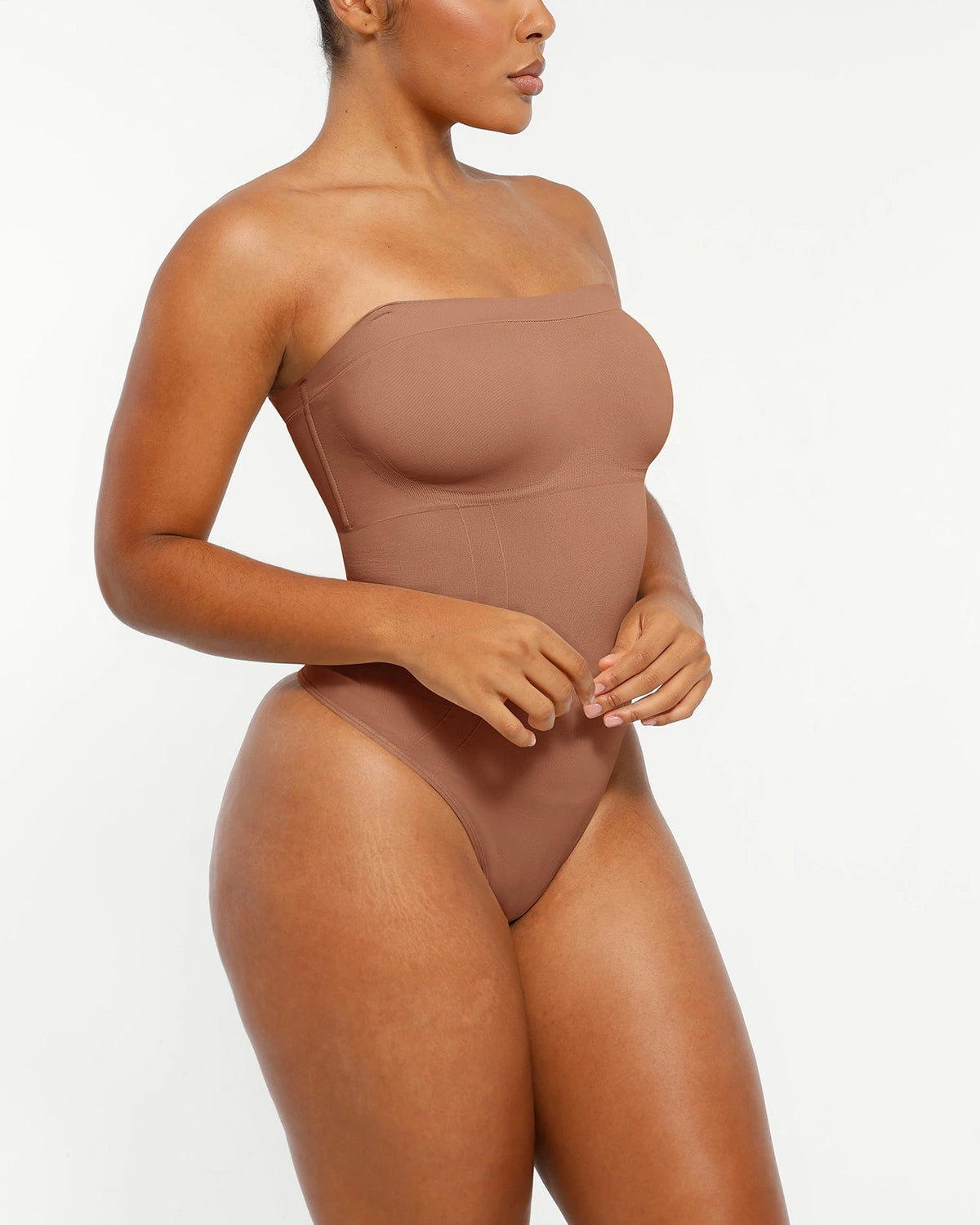 Seamless Sculpt Strapless Thong Bodysuit for Women - Sexy Shapewear for Special Occasions & Date Nights