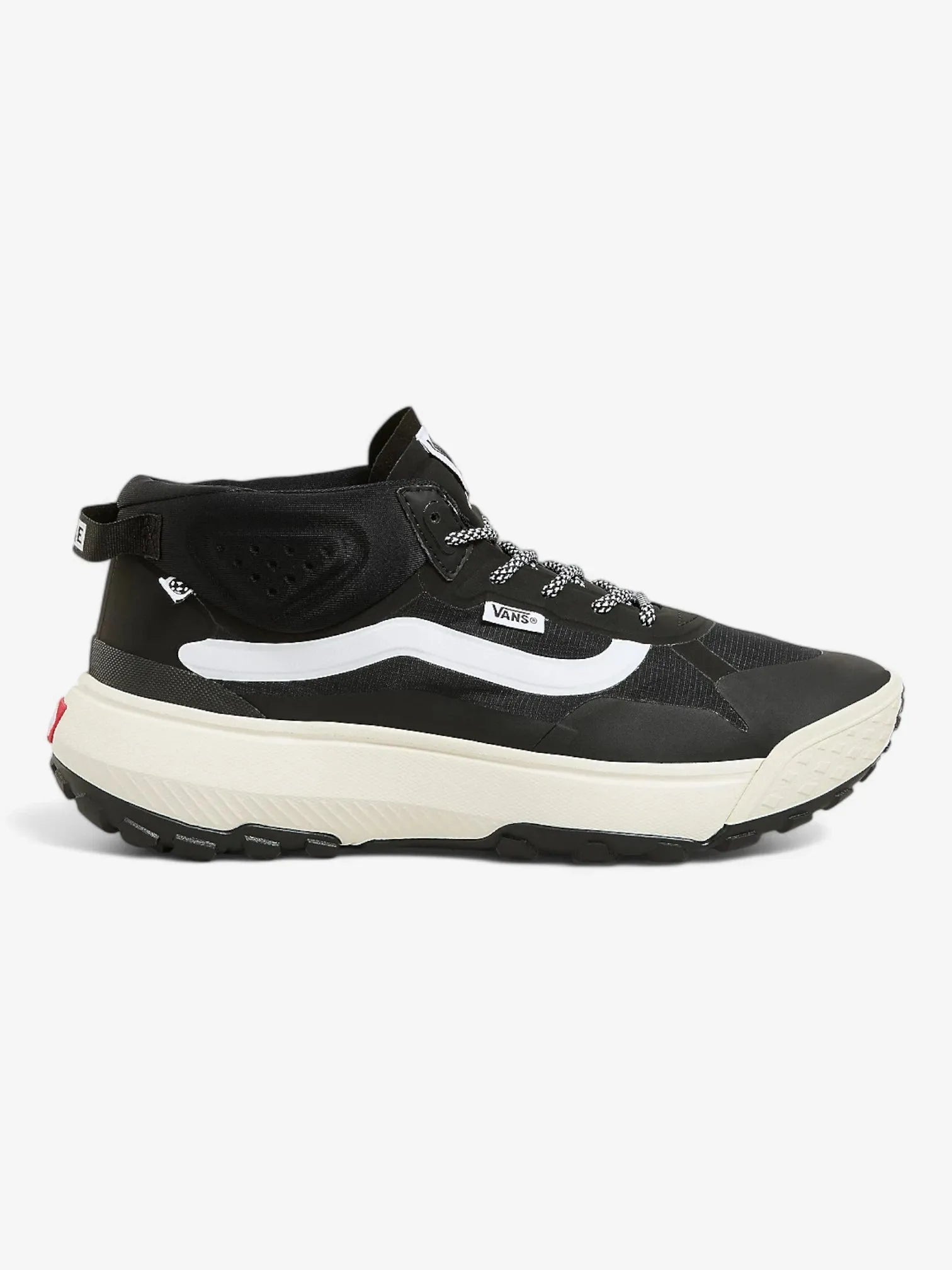 Vans Mte Crosspath Mid Sneakers - Black & White Waterproof Hiking Shoes for Men & Women | Outdoor Adventure, Trail Running & Casual Wear