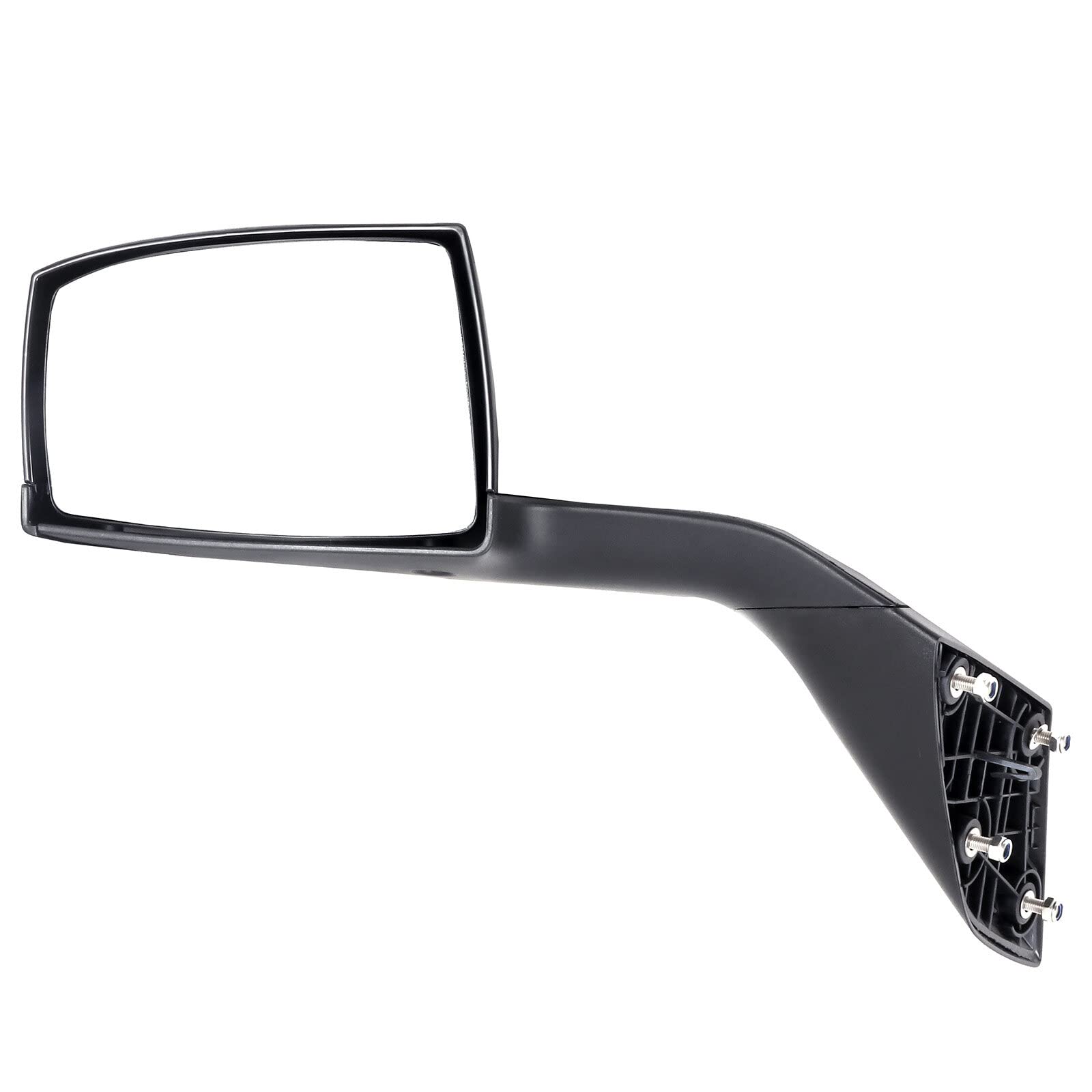 ECCPP Black Passenger Side Truck Hood Mirror for Volvo VNL & VN 2004-2016 - Replacement Tow Mirror with Mounting Plates | Heavy Duty Towing, Long Haul Trucking & Commercial Vehicle Safety Accessories