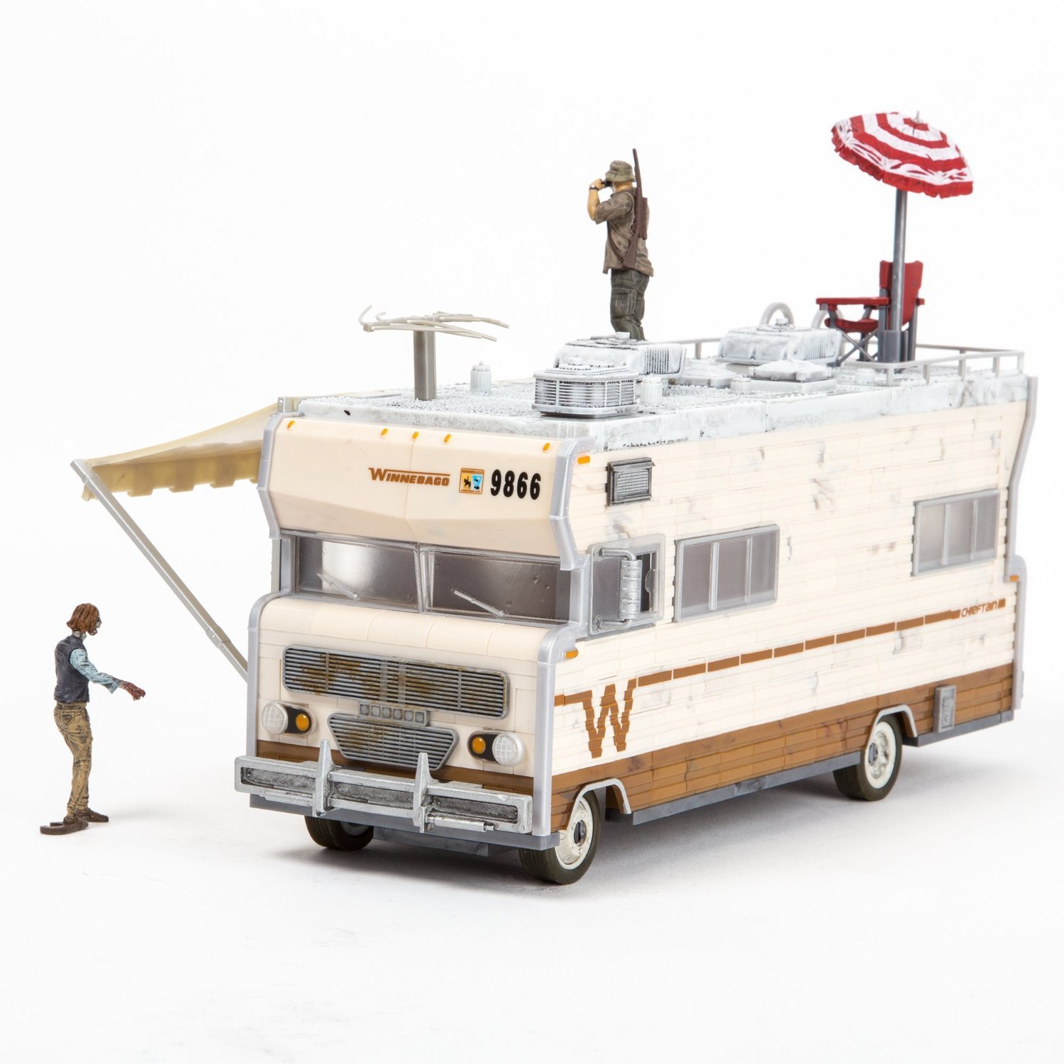 McFarlane Toys The Walking Dead Dale's RV Construction Set - Collectible Building Kit for Fans, Perfect for Display & Play | TV Show Merchandise & Gifts