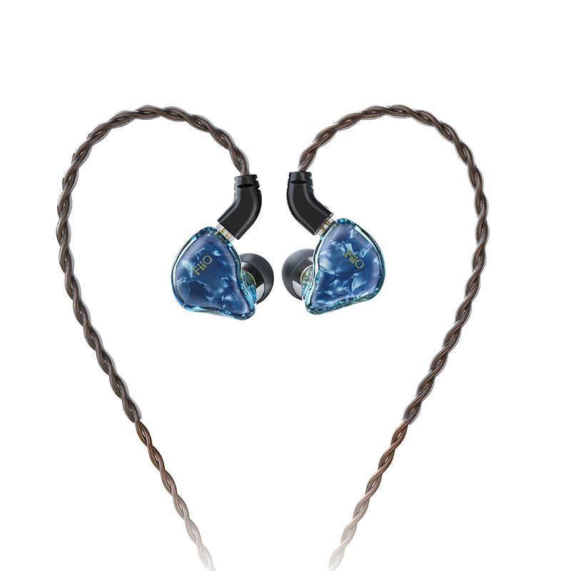 FiiO FD1 10mm Beryllium Plated Dynamic Driver In-Ear Monitors - High Fidelity Audiophile Earphones for Music Lovers, Studio Recording & Gaming