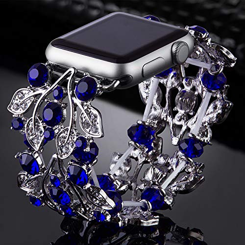 Silver With Blue Beads