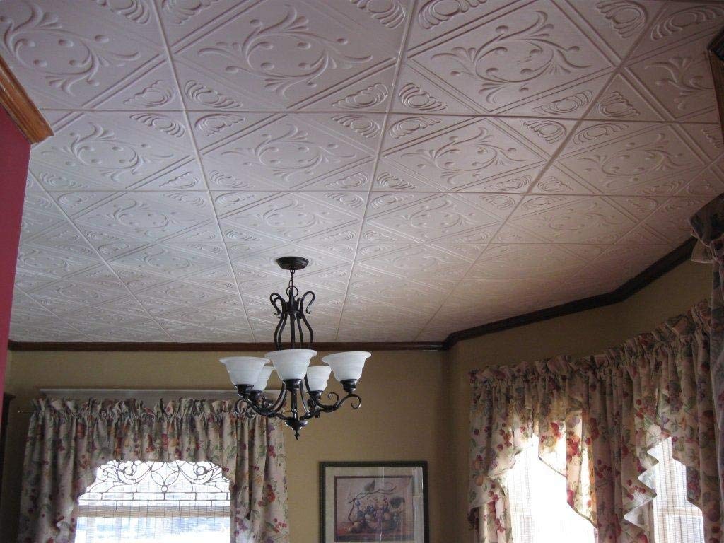 Premium Diamond Wreath Foam Ceiling Tiles - 12