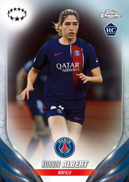 2023-24 Topps Chrome UEFA Women's Champions League Hobby Box - Collectible Soccer Trading Cards for Fans & Investors - Perfect for Card Collecting, Fantasy Leagues & Sports Memorabilia Displays