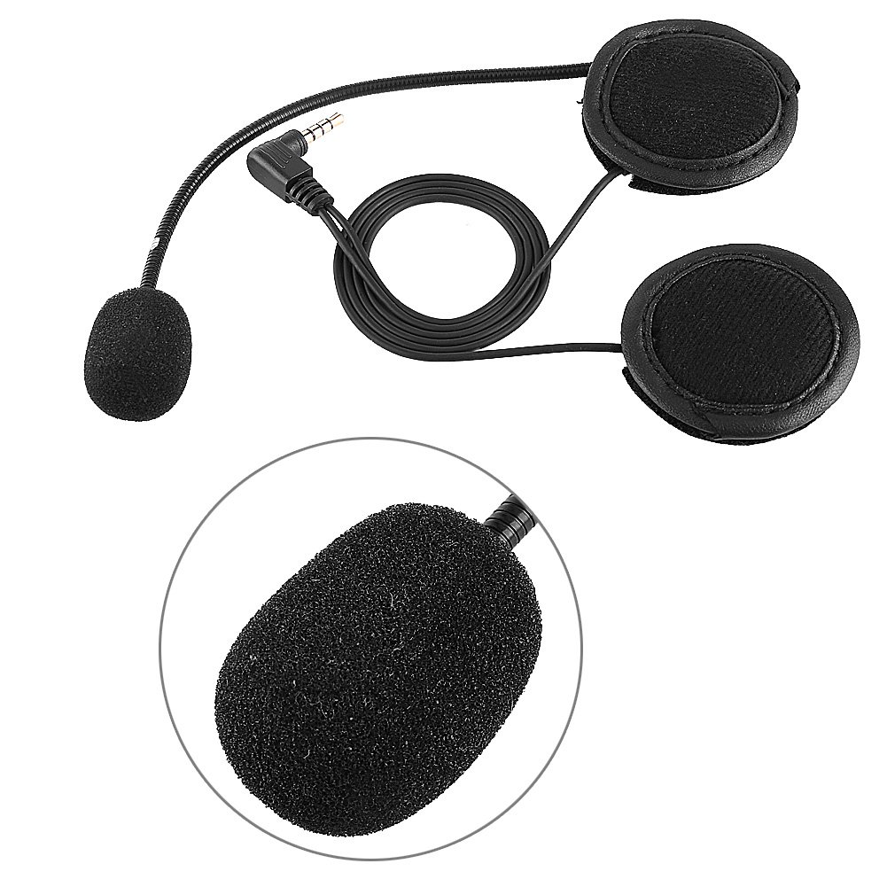 Keenso Bluetooth Headset with Microphone for V4/V6 Motorcycles - Wireless Intercom Headset for Bike Riders, Noise Cancelling & Hands-Free Communication - Perfect for Motorcycle Tours, Group Rides & Commuting