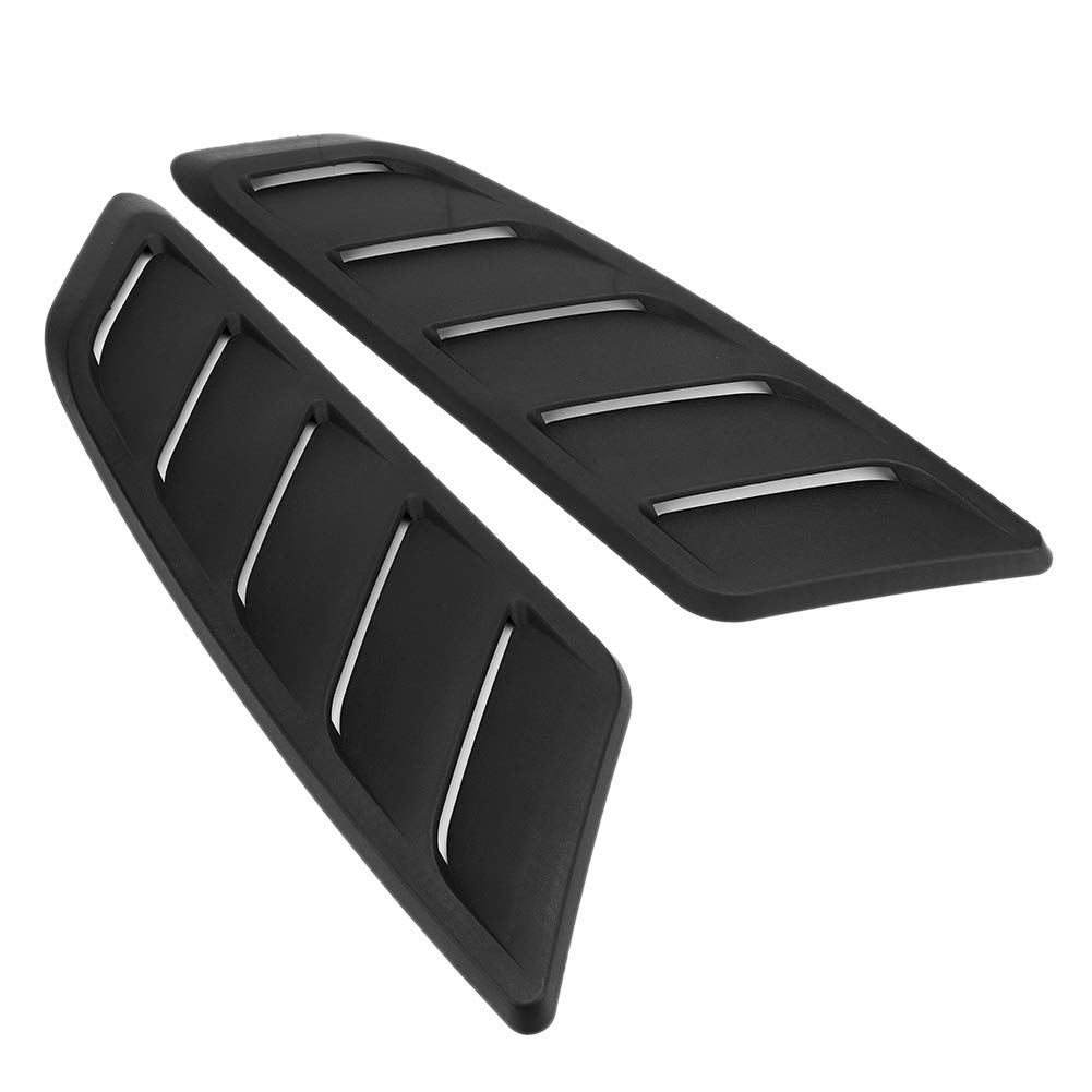 AQXreight 2Pcs Car Hood Air Vent Cover - Compatible with 2015-2017 Models | Bonnet Vent Accessory for Enhanced Engine Cooling & Stylish Look | Perfect for Performance Upgrades & Car Shows