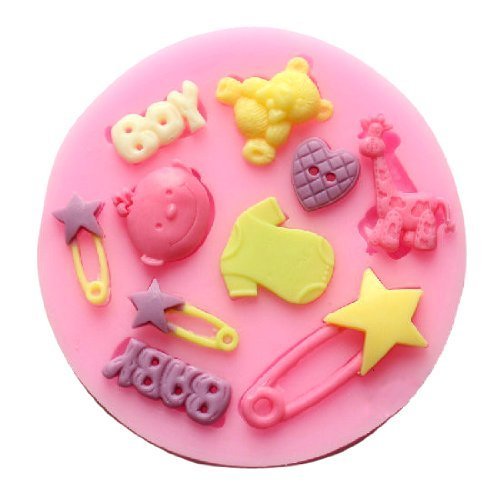 Heart-Shaped Silicone Candy Molds for Fondant, Gum Paste & Resin - Baking Decorations for Cakes, Cupcakes & Cookies - Perfect for Valentine's Day, Birthdays & Wedding Desserts