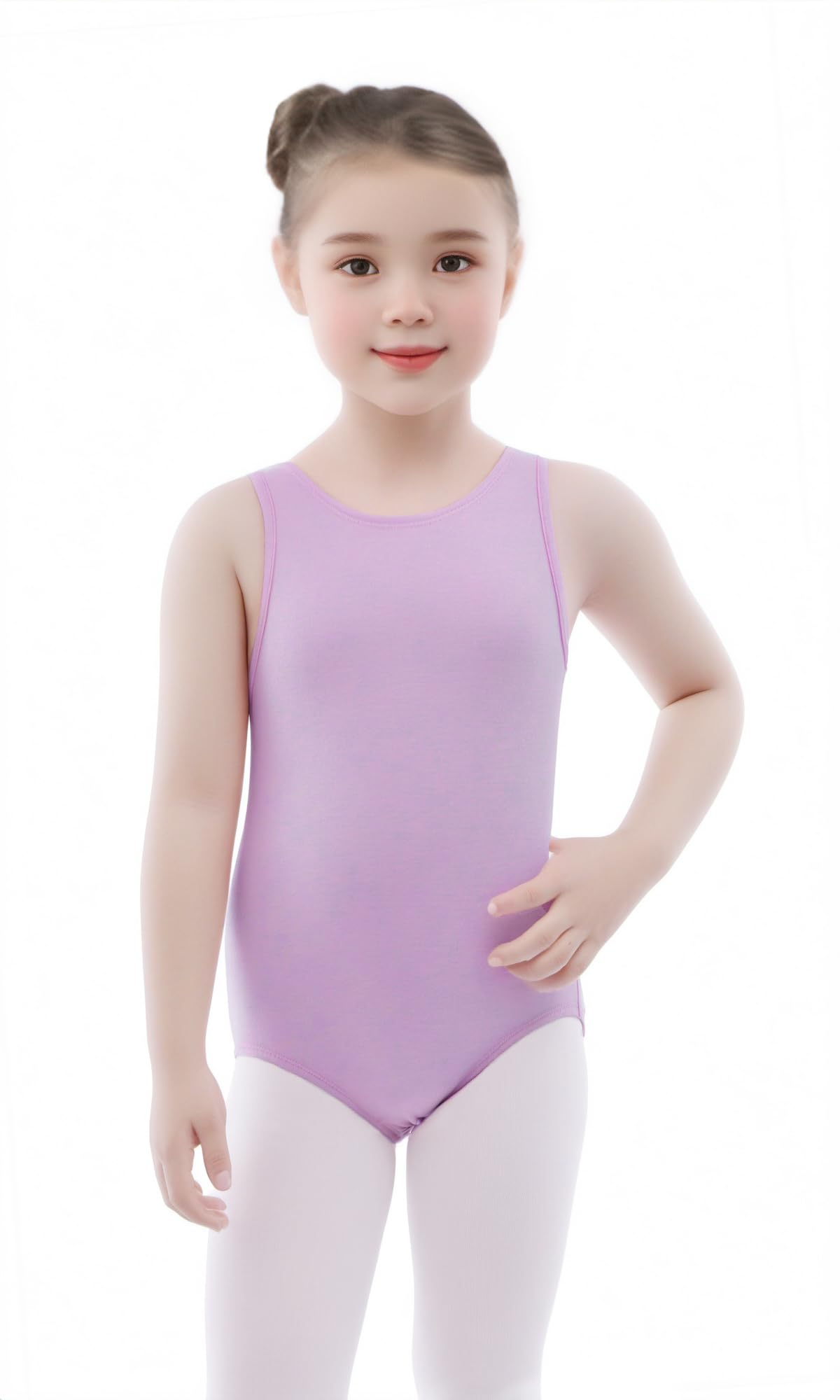 Magic Town Girls Toddler Ballet Leotard - Stretchy Dance Tank Top & Gymnastics Bodysuit for Ballet, Dance Class, Recital & Performance