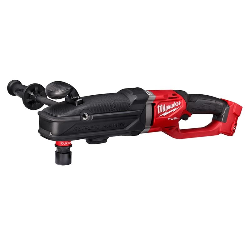 M18 FUEL 18V Brushless Cordless Super Hawg Right Angle Drill with QUIK-LOK (Tool Only) - Ideal for Tight Spaces, Plumbing, Electrical Work & Construction Projects
