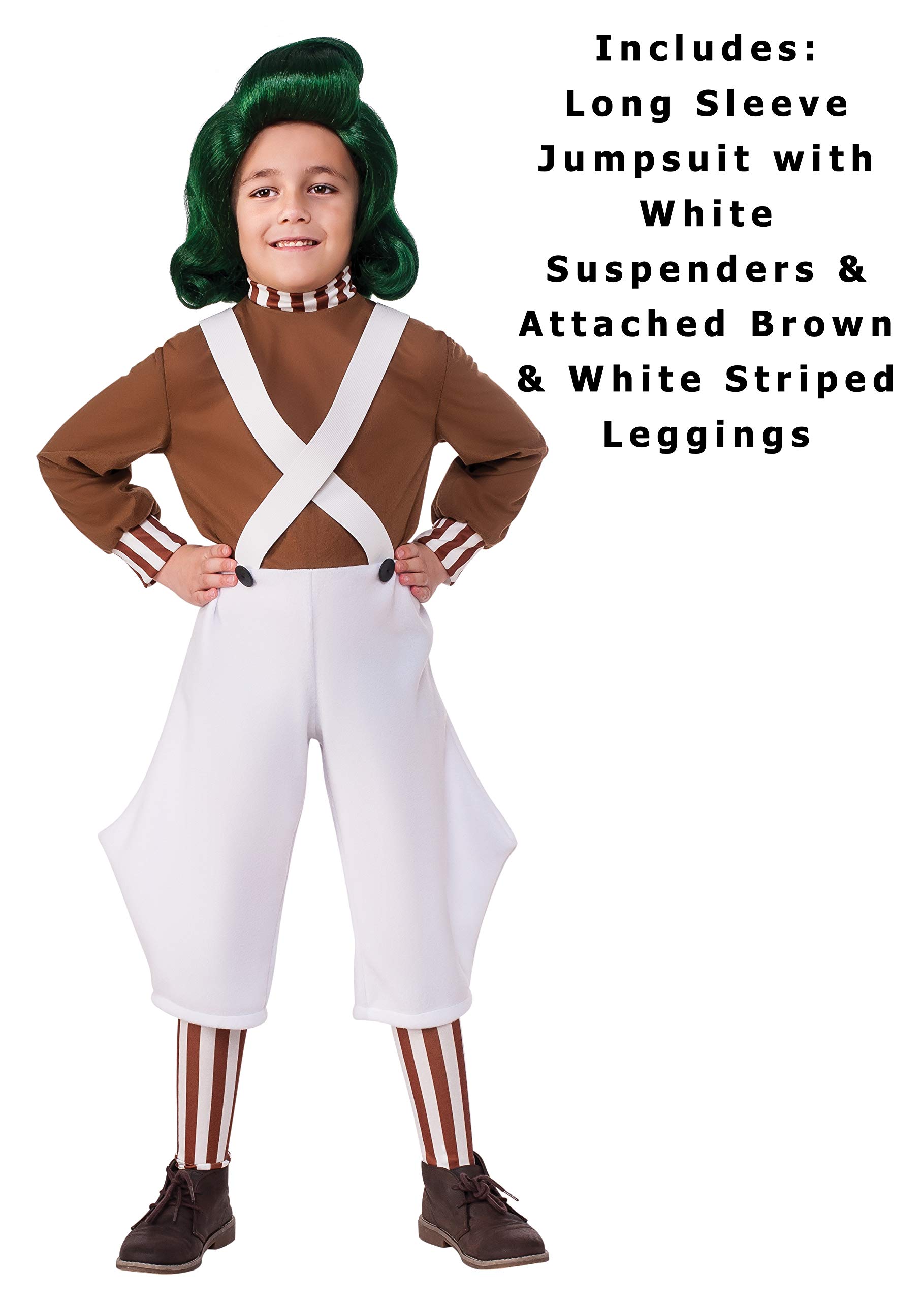 Rubie's Willy Wonka & The Chocolate Factory Oompa Loompa Costume for Kids & Adults - Halloween, Cosplay & Movie-Themed Parties