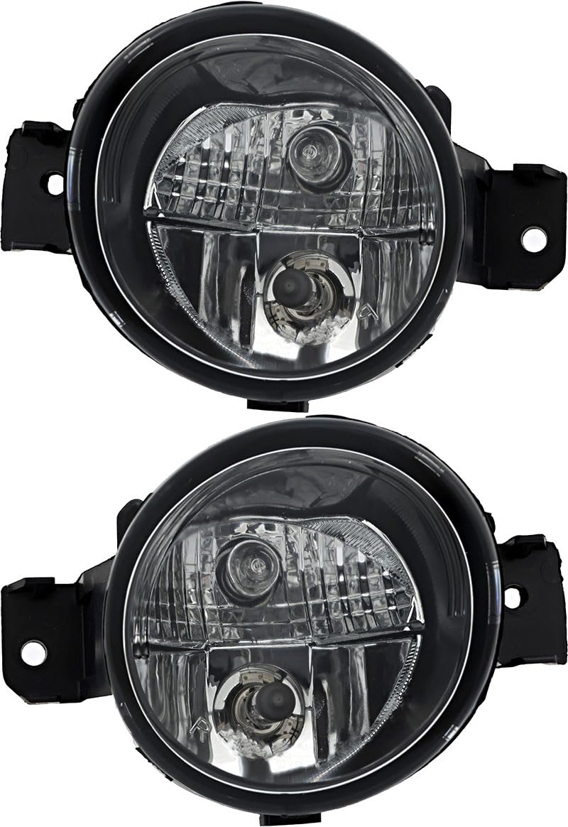2016-2018 Nissan Altima Sedan Fog Lights Kit - Driver & Passenger Side Replacement Lamps for Canada Models | Perfect for Night Driving and Foggy Conditions