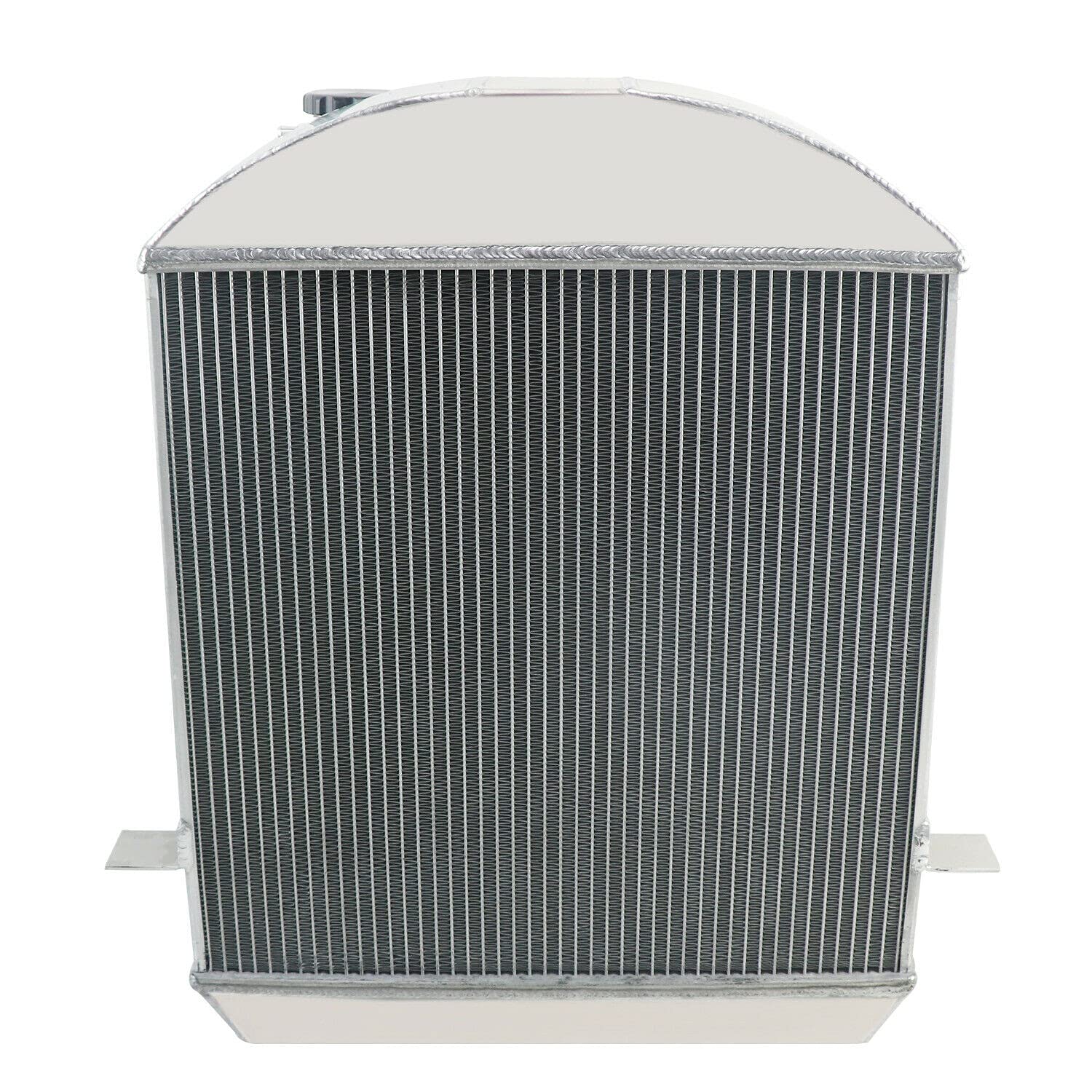 High-Performance 3-Row Aluminum Radiator for 1917-1927 Ford Model T & Chevy 2.9L L4 Gas Engine - Includes Cooling Fan, Shroud & Relay Kit - Perfect for Classic Car Restoration & Hot Rod Upgrades