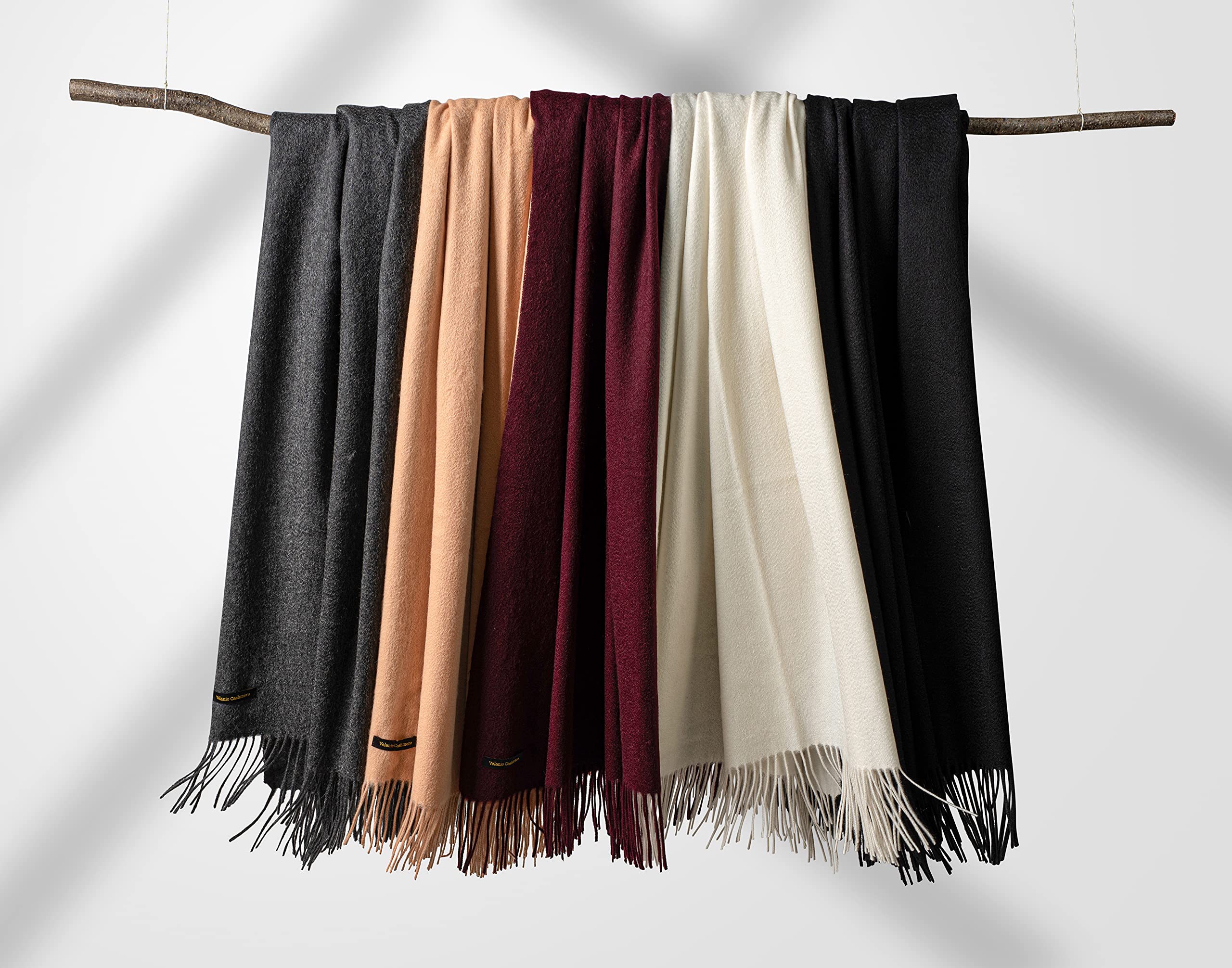 Velanio 100% Cashmere Throw Blanket 60