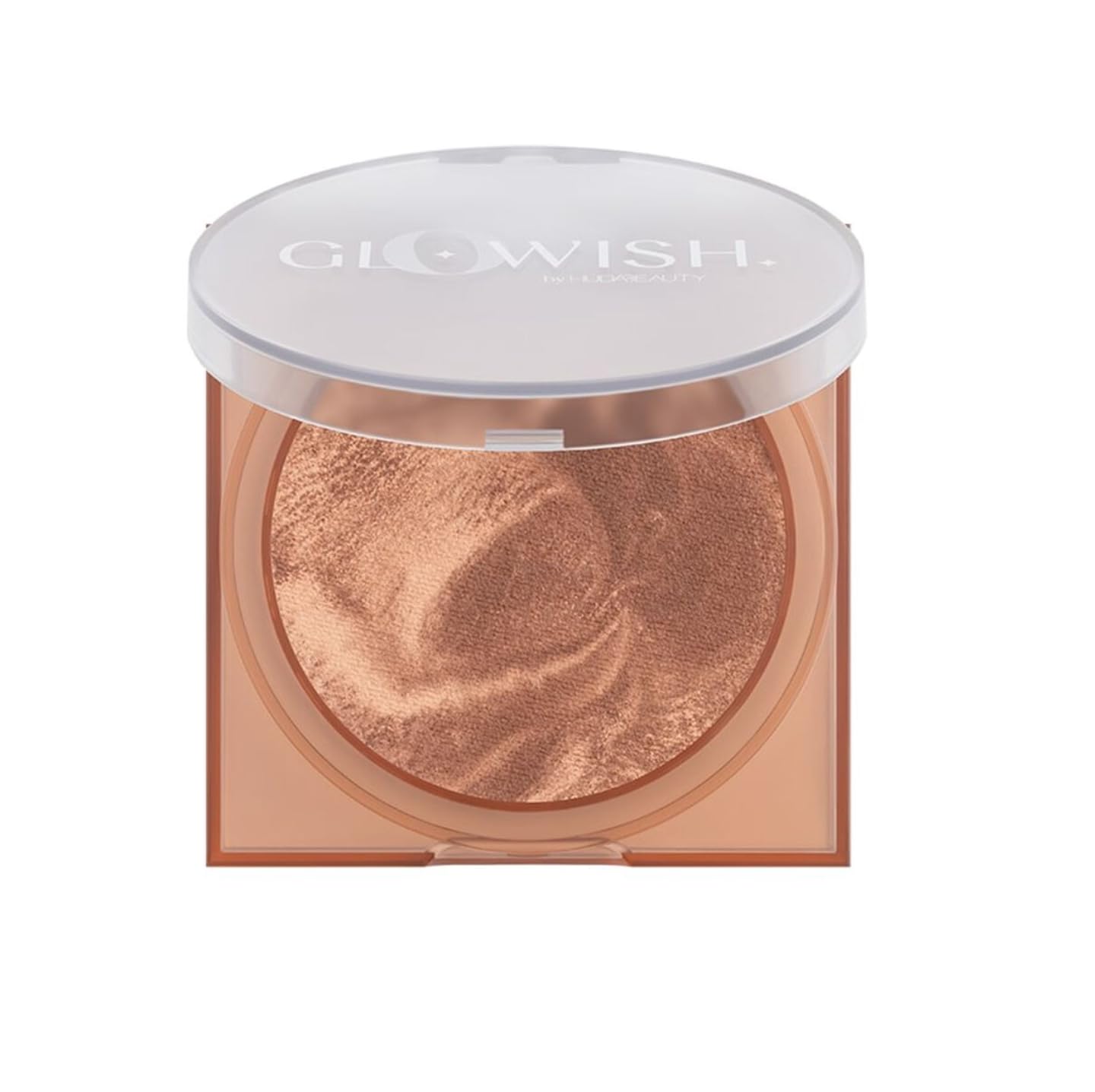 HUDA BEAUTY GloWish Soft Radiance Vegan Bronzing Powder - 03 Tan Light | Natural-Looking Sun-Kissed Glow | Cruelty-Free & Vegan Makeup | Perfect for Contouring & Everyday Wear