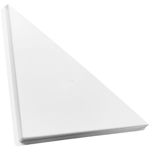 2-Pack Triangle Corner Air Diverter for 2x2 Ceiling Diffusers - Improve HVAC Airflow Direction in Offices & Homes