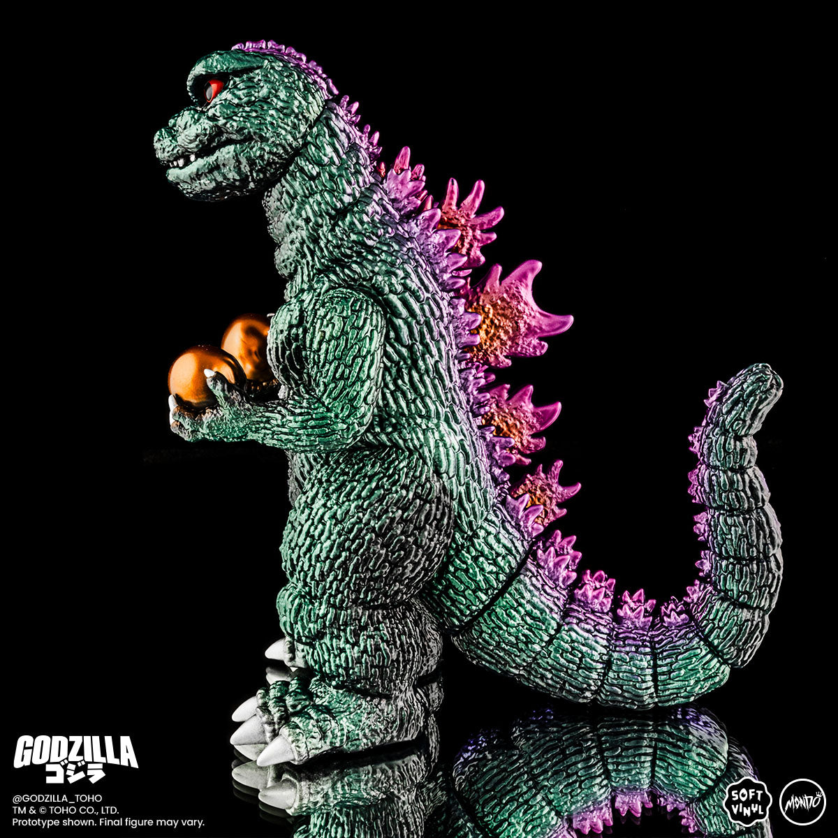 Godzilla vs Hedorah Soft Vinyl Figure Set - Limited Edition Oil Slick Variant - Japanese Kaiju Collectible for Display & Home Decor