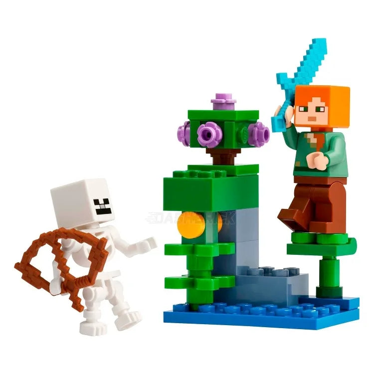 LEGO Minecraft The Lush Cave Fight Building Set [30705] - Creative Cave Adventure Toy for Kids & Collectors | Perfect for Minecraft Fans & STEM Learning Play