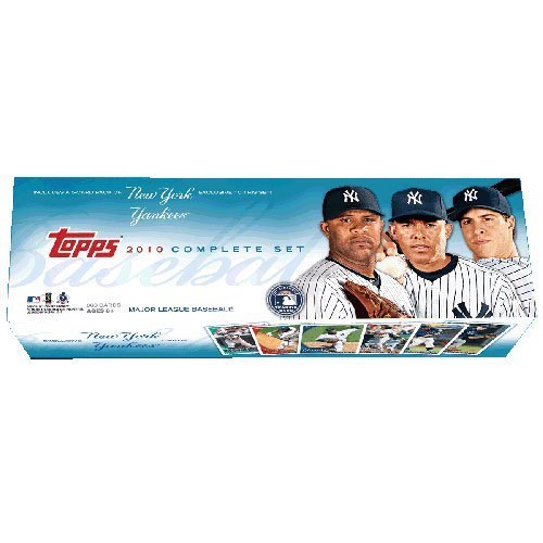 2010 Topps MLB Factory Box Set - New York Yankees Edition (666 Cards) | Complete Baseball Card Collection for Fans & Collectors | Perfect for Gifts, Displays & Memorabilia