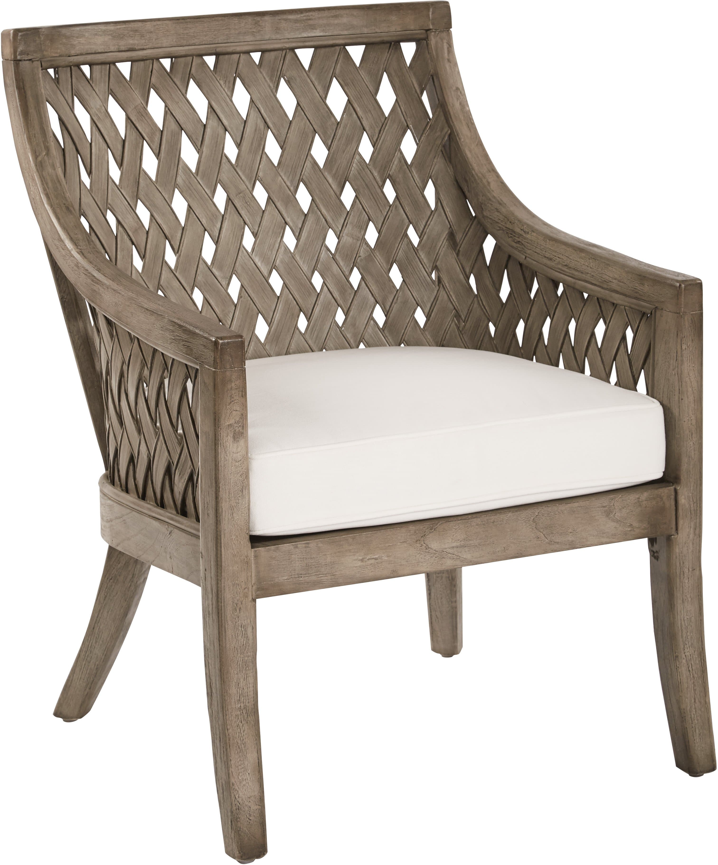 OSP Designs Plantation Lounge Chair with Cushion [PLN157] - Comfortable Outdoor Patio Furniture for Poolside, Garden, and Backyard Relaxation