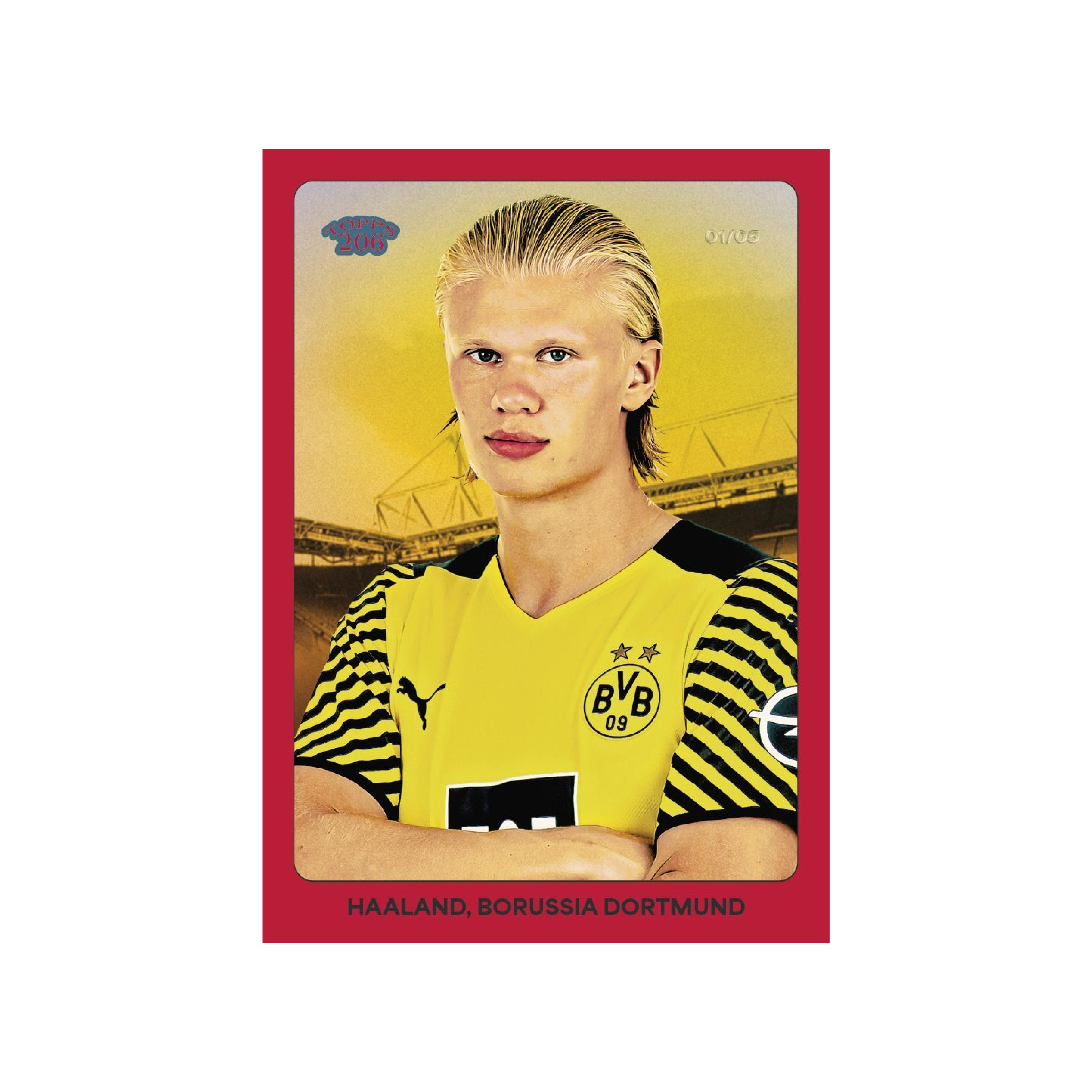 Official Topps Borussia Dortmund BVB 2024/25 Team Set Box - Soccer Trading Cards Collection for Fans & Collectors - Perfect for Gifts, Display, and Fantasy League Enthusiasts