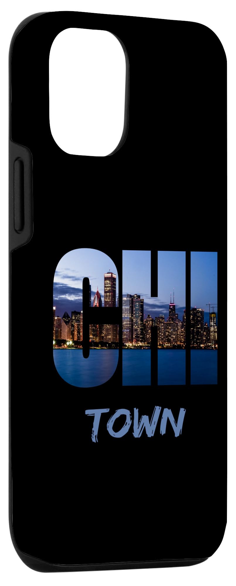 iPhone 12/12 Pro Case - Chicago Skyline Art Design with Windy City Theme | Perfect Gift for Southside Residents & Chicago Lovers | Durable Protection for Daily Use, Travel & Work