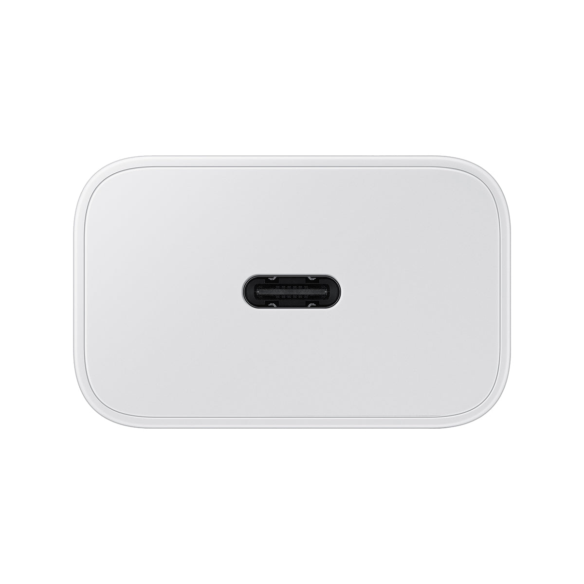 Samsung 25W Fast Travel Charger - USB-C Wall Adapter for Galaxy S10 5G/A80/A70 - Compact White Power Brick for Home, Office & Travel Charging