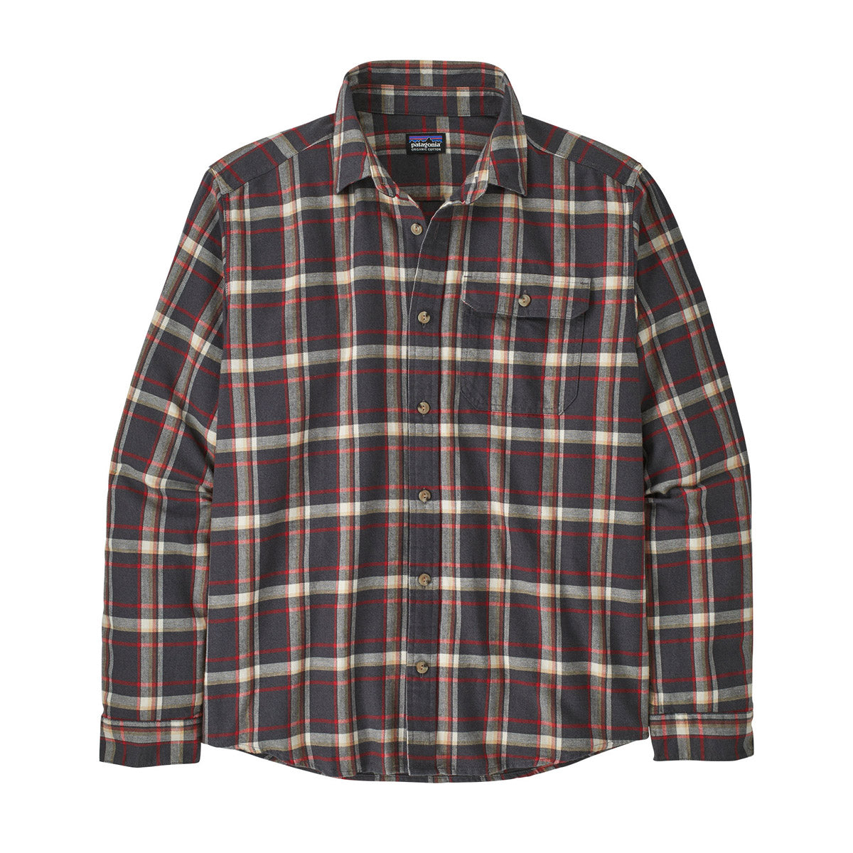 Men's Lightweight Cotton Flannel Shirt - Long Sleeve Casual Button Down Shirt for Fall & Winter | Outdoor Hiking, Camping & Everyday Wear