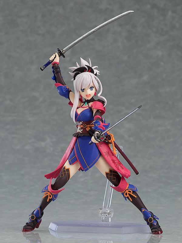 Figma #437 Saber Miyamoto Musashi Fate/Grand Order Action Figure - Anime Collectible for Display & Cosplay