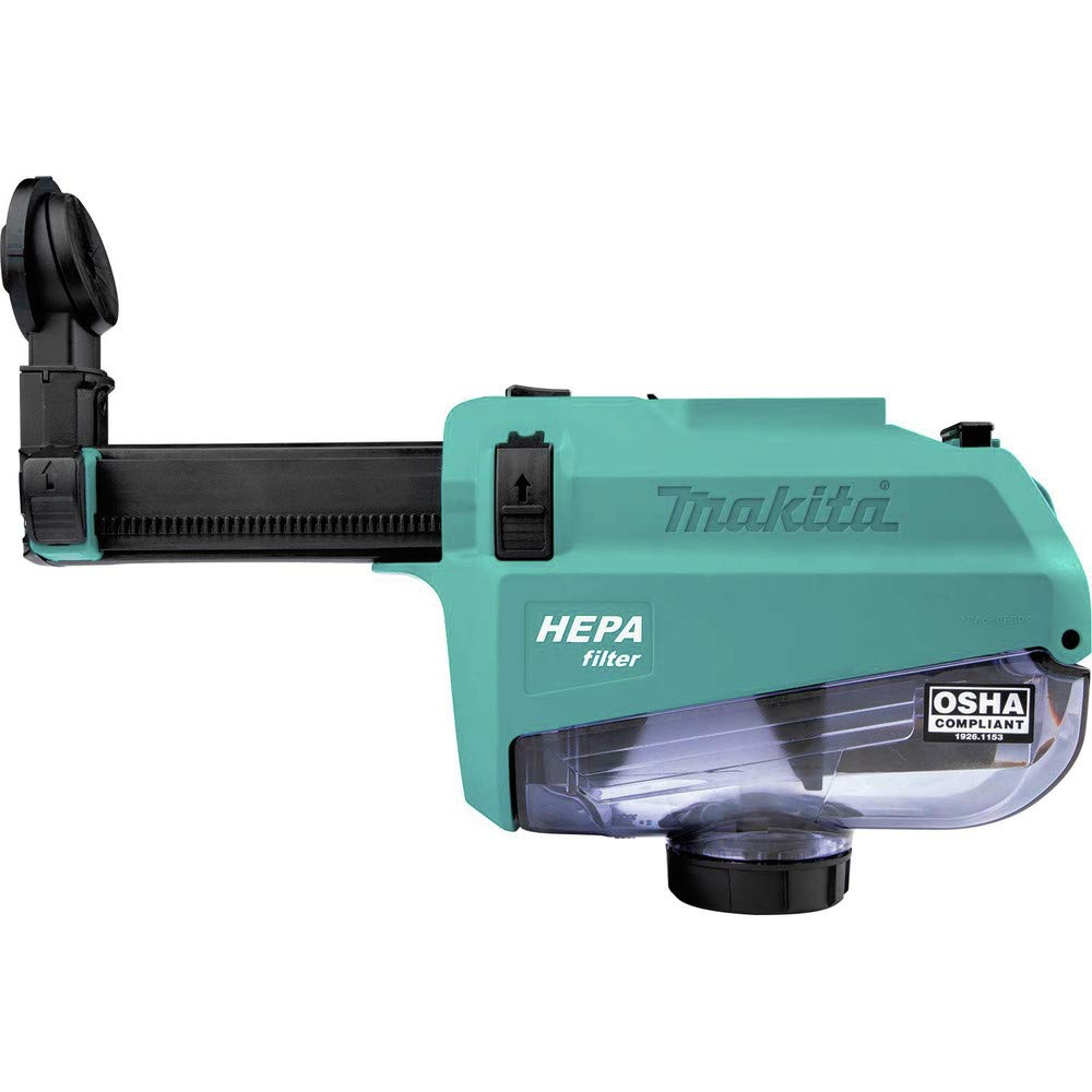 Makita DX05 HEPA Dust Extractor Attachment - Powerful Vacuum Cleaner Accessory for Woodworking, Construction & DIY Projects