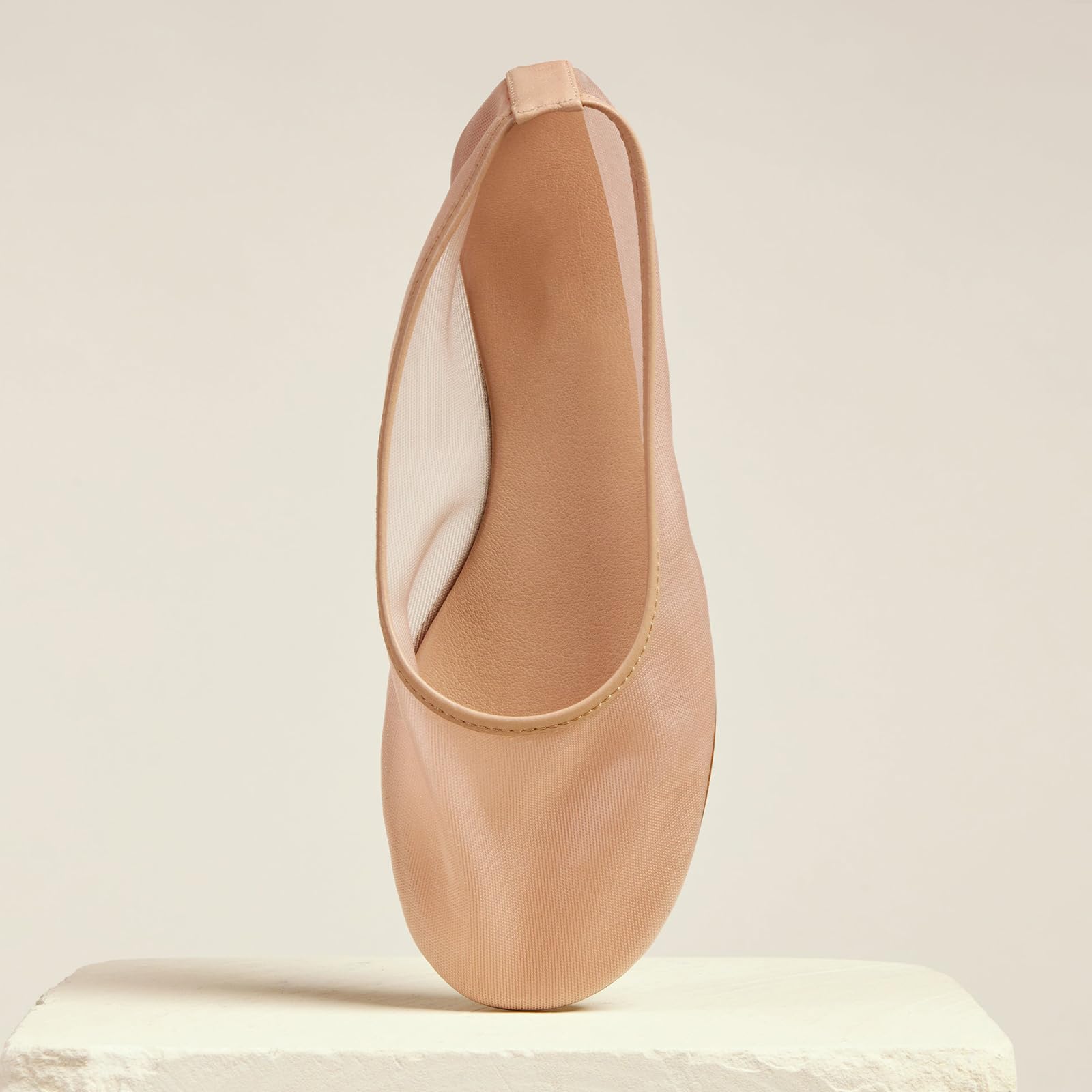 Women's Comfortable Slip-On Tulle Mesh Ballet Flats - Round Toe Ballerina Shoes for Casual, Work & Dress Wear | Perfect for Office, Parties & Everyday Outfits