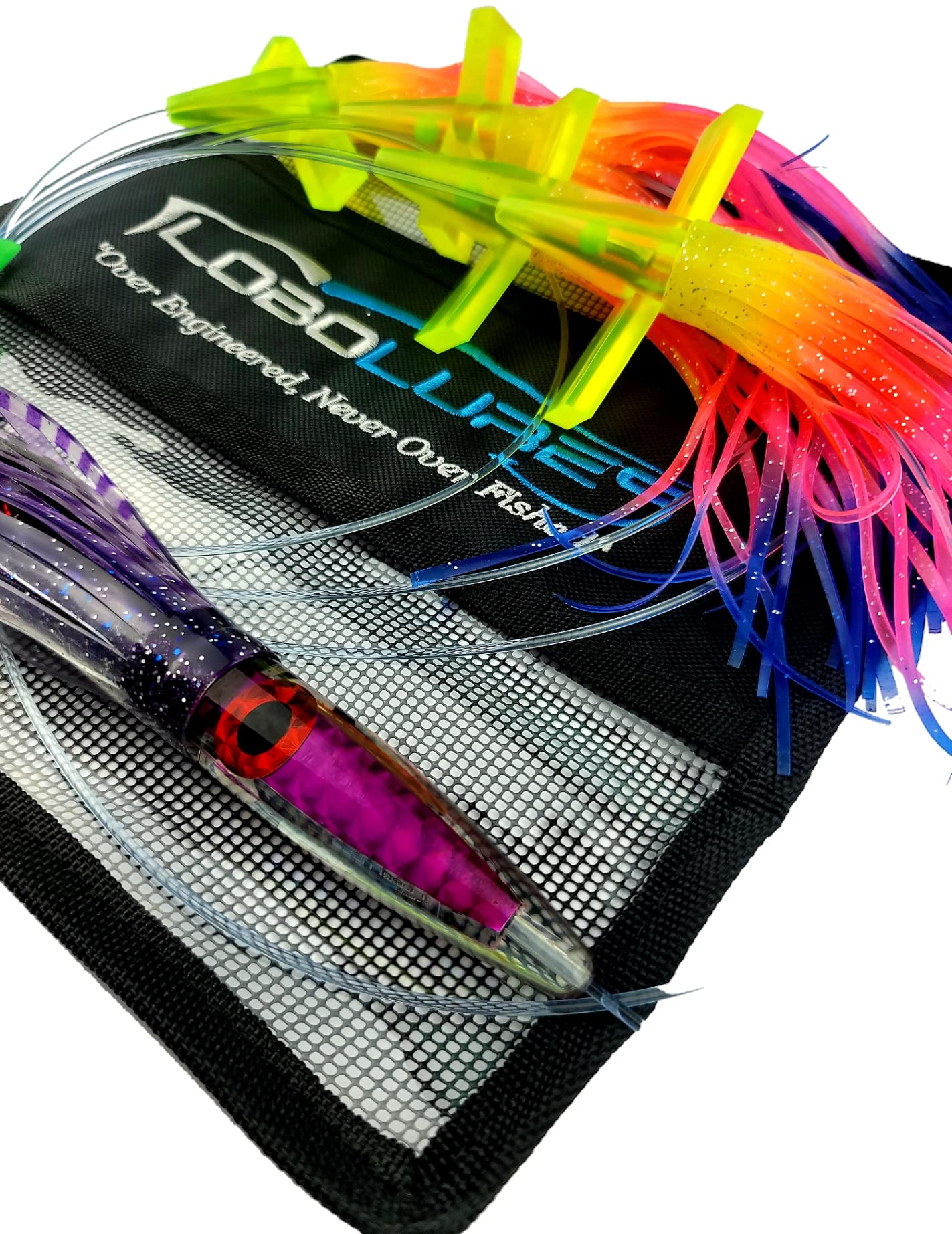 Premium Tuna Fishing Lure Kit - 400lb Leader & 10/0 Hook for Saltwater Game Fishing | High-Speed Trolling, Offshore Angling, and Big Game Fishing Accessories
