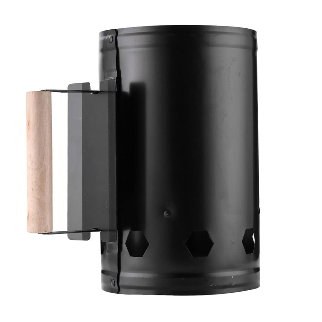 BBQ Charcoal Chimney Starter Stainless Steel Fast Fire Starter Bucket for Grilling, Camping & Outdoor Barbecue Accessories